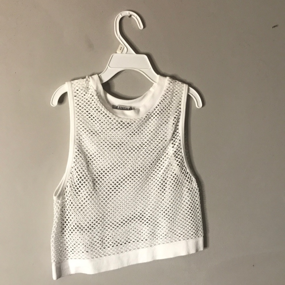 Mesh crop top